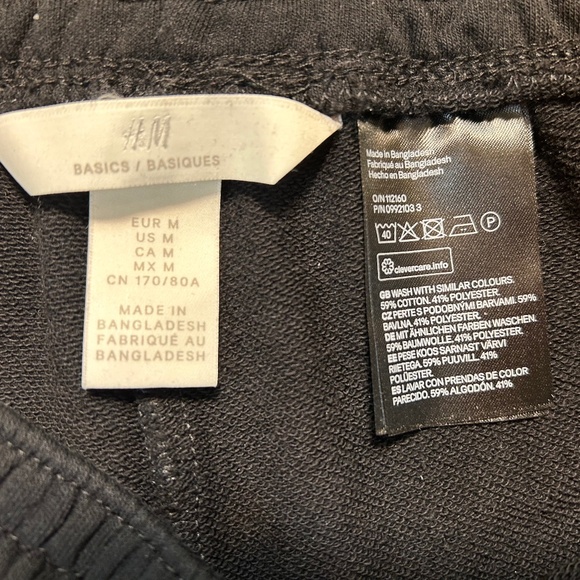 H & M Black Knit Shorts - Picture 2 of 2